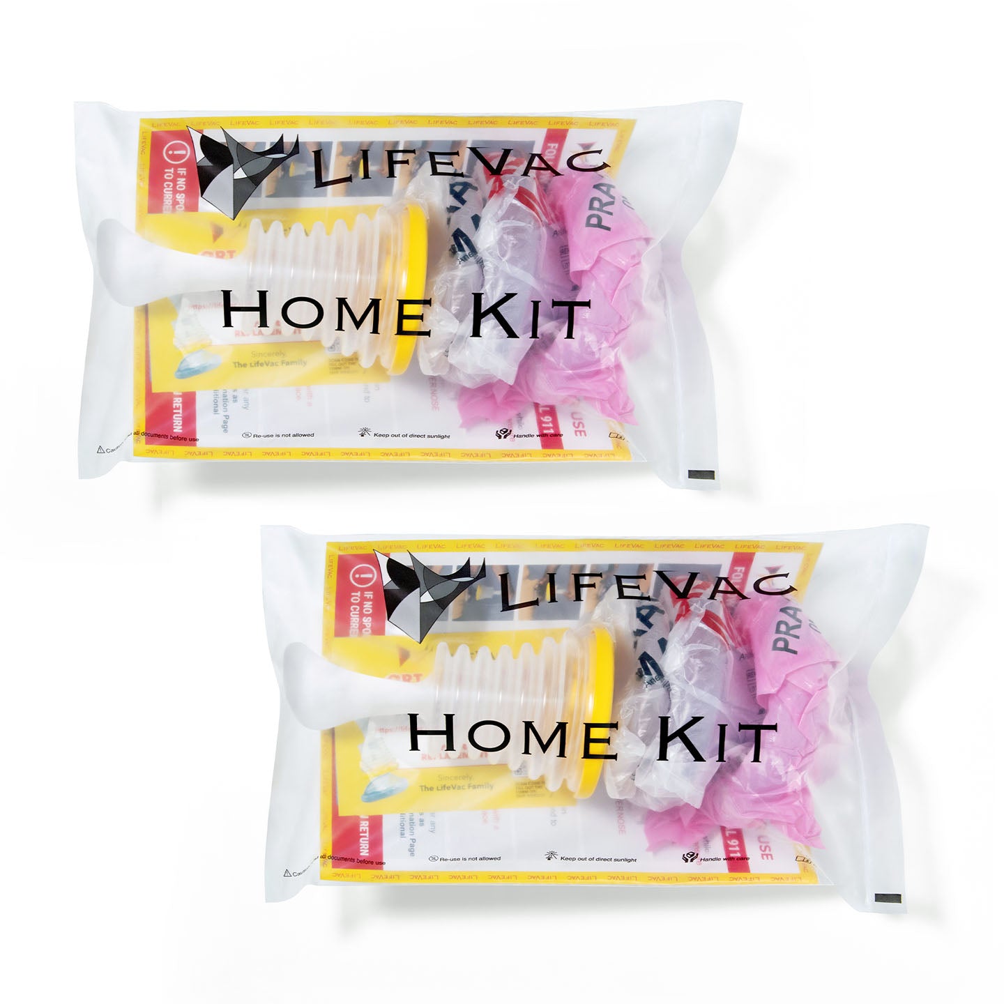 Two LifeVac Home Kits in packaging